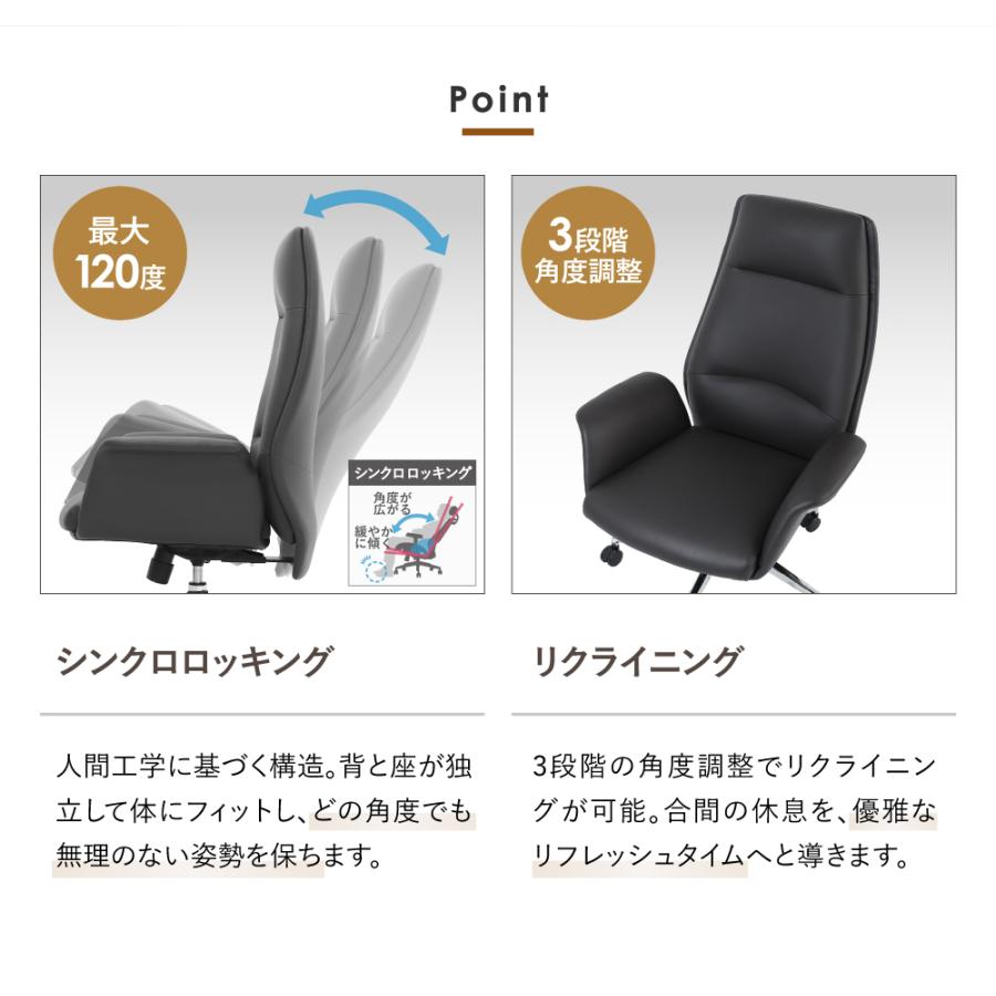 LOOKIT（ルキット） オフィスチェア エグゼクティブチェア デスク