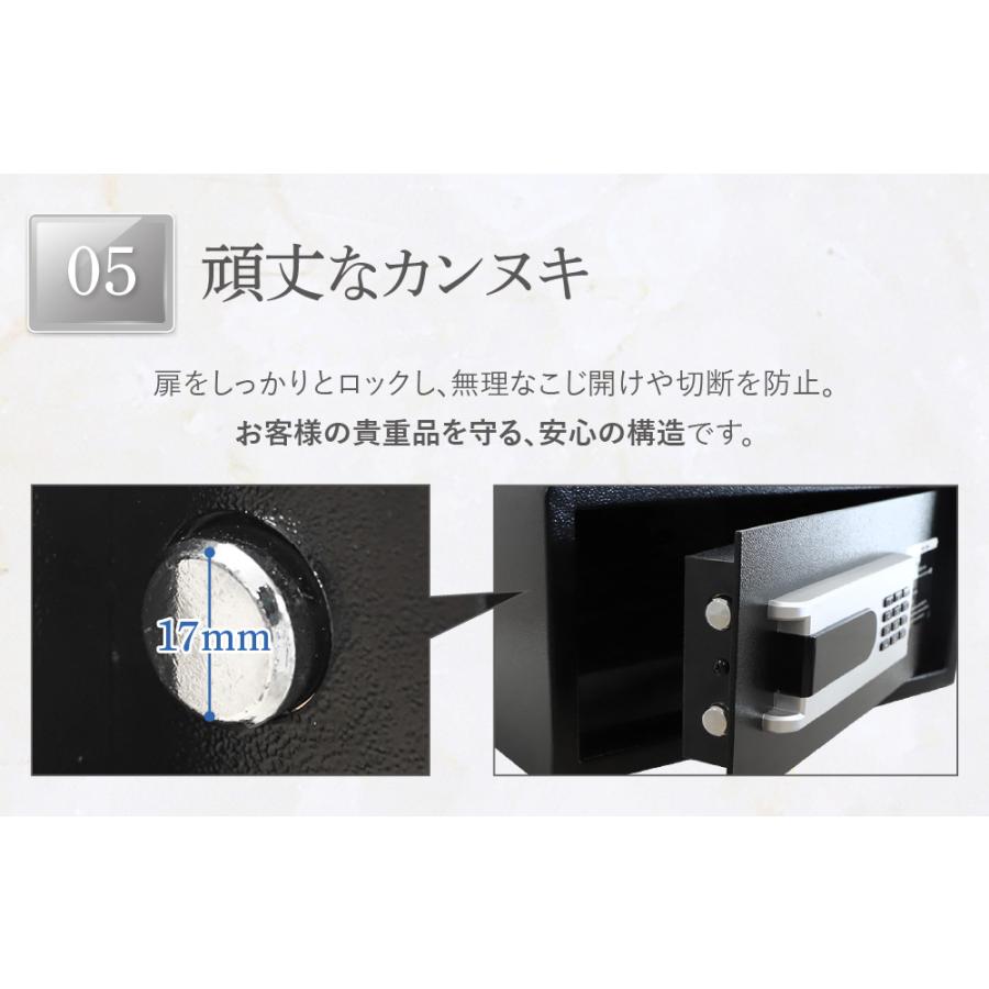 LOOKIT（ルキット） 金庫 ホテル用 25.1L テンキー 収納庫 保管庫