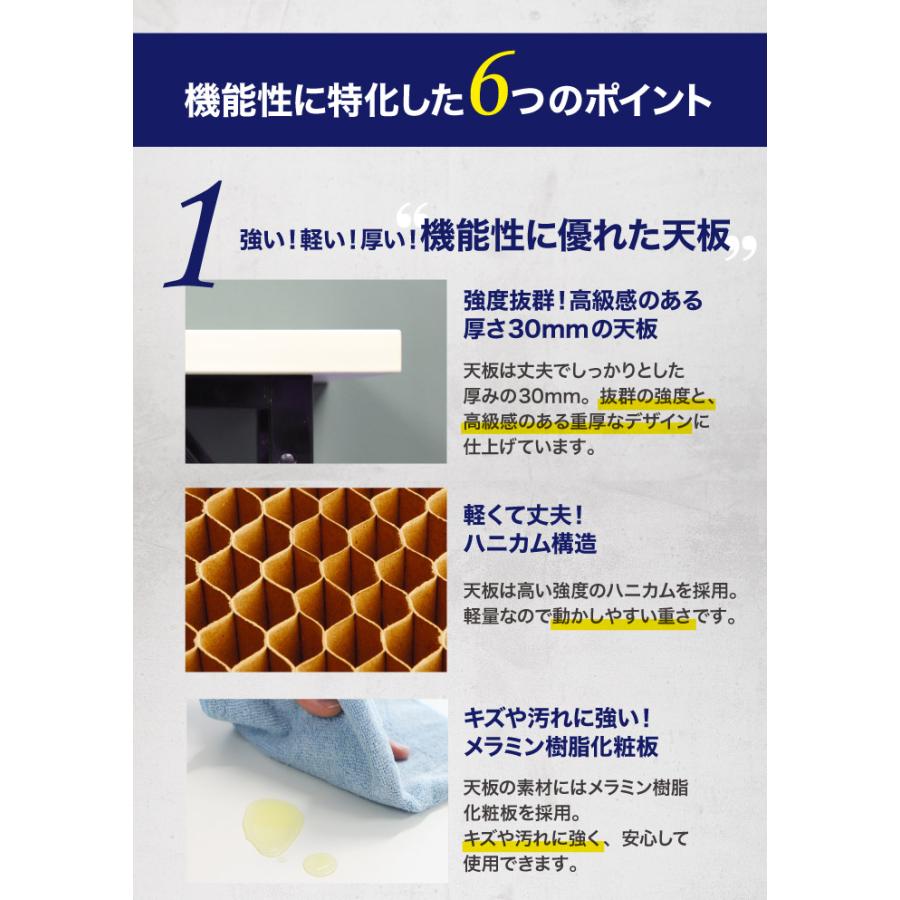 法人送料無料  作業台 折りたたみ ワークテーブル 幅1200×奥行900mm 作業テーブル 軽量 テーブル 工場 施設 スタッキング 完成品 作業机 共巻 折畳 OTS-1290｜lookit｜10