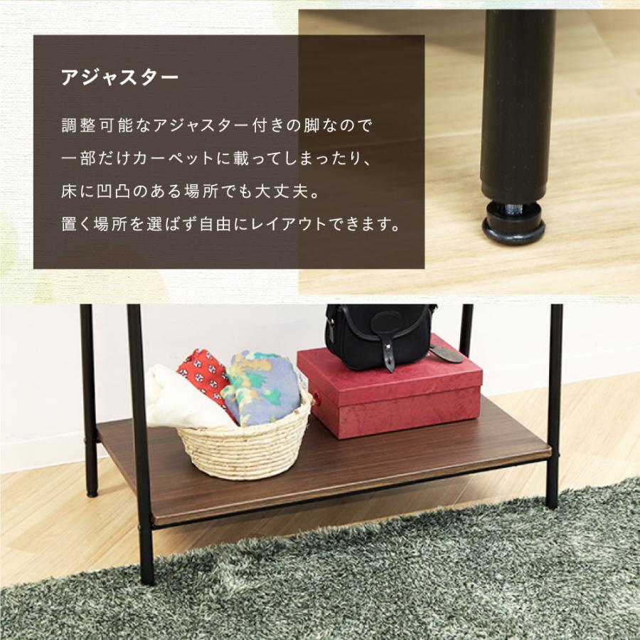 大容量 コートハンガー 簡易ハンガー 収納ラック ブラック 棚付き 4228