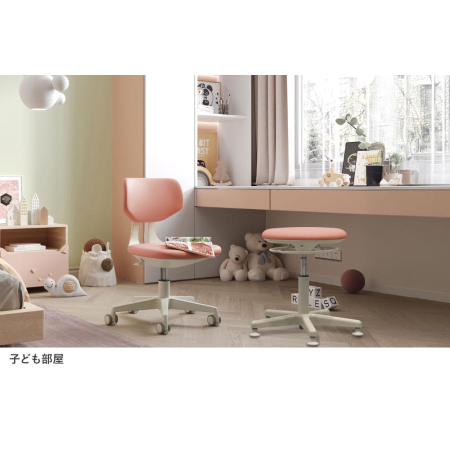 新商品セール!6/8まで ナーススツール キャスター付 固定脚 ロー ナースチェア クランケチェア 診察椅子 レザー ブルー シンプル おしゃれ 病院 抗菌 SNTS-1F_12
