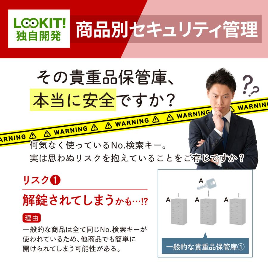 倉庫受取限定  ロッカー 貴重品 収納 ボックス ダイヤル錠 4人用 金庫 キャビネット 貴重品ロッカー 貴重品入れ ホテル セキュリティ 鍵付き NSAFE-22-SOの画像