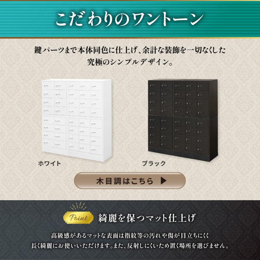 倉庫受取限定  ロッカー セット ダイヤル錠 5列8段 40人用 貴重品入れ 貴重品ロッカー 貴重品収納 セキュリティボックス キャビネット 会社 NSAFE-58-2-SOの画像