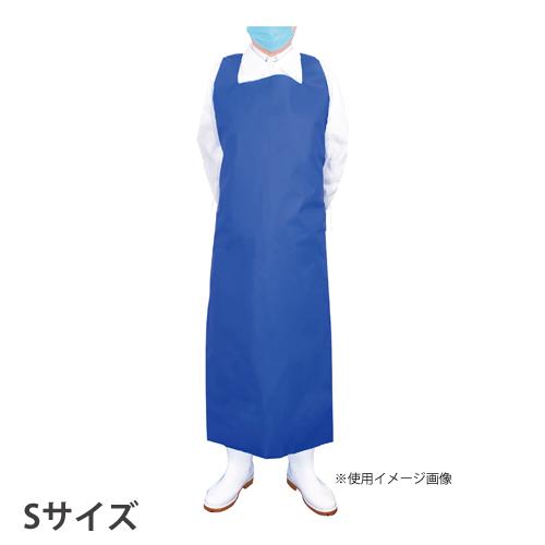 法人限定 エプロン 抗菌 Sサイズ ブルー 20枚セット 幅90×長さ105cm