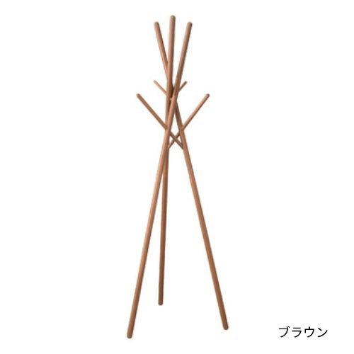 【特価商品】東谷 ポールハンガー ブラウン WIS-551BR, 幅57.5×奥 東谷 ポールハンガー 幅57.5×奥行57.5×高さ174cm ハンガー コート