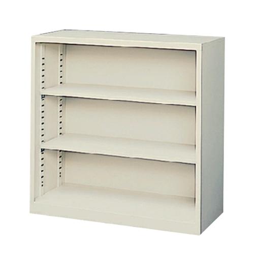 生興 書庫 3段 A4 幅880×奥行400×高さ880mm オープン書庫 スチール書庫