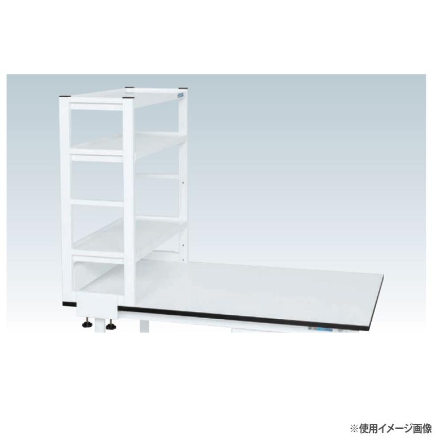 作業台オプション用簡易架台 サカエ 高さ810mm 奥行タイプ 棚板3段