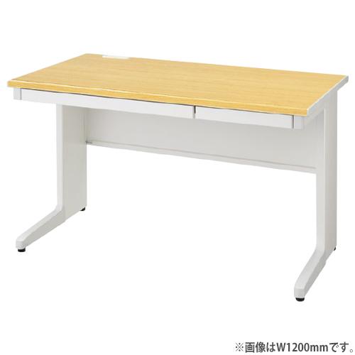 オフィスデスク 平机 事務机 幅1400×奥行700×高さ700mm 日本製 ホワイト ニューグレー ペールアルダー パソコンデスク ワークデスク スチールデスク LCS-147Hの画像
