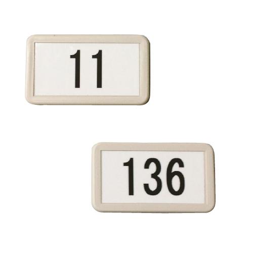 生興 扉番号札 ロッカー用オプション ナンバープレート LKF-2 : LOOKIT