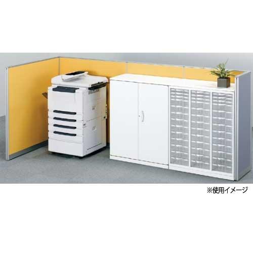 両開き書庫 書棚 本棚 中型サイズ 施設 学校用 キャビネット オフィスユニット 壁面収納庫 システム収納 壁面ユニット 保管庫 QUWALL クウォール RW4-07Hの画像