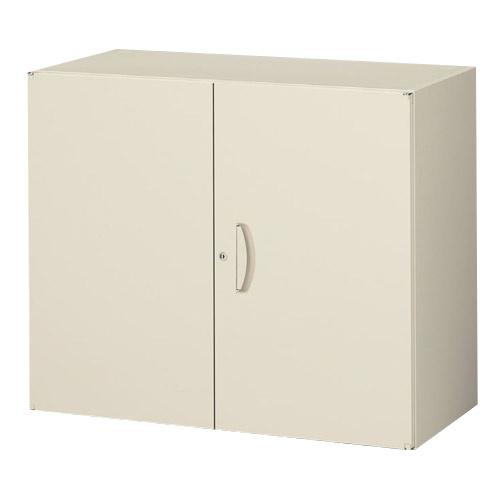 両開き書庫 収納家具 高さ75cm 観音開き 本棚 キャビネット オフィスユニット 壁面収納庫 システム収納 壁面ユニット 保管庫 QUWALL クウォール RG45-07Hの画像