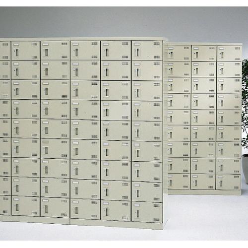 ★レア物 新品未開封 シューズロッカー 32人用 4列8段 南京錠 日本製 完成品 下駄箱 スチールロッカー シューズボックス オフィス 玄関収納 靴入れ 靴箱 収納 収納ラック SLB-432-N2 【QGW1206414367】(43005円)