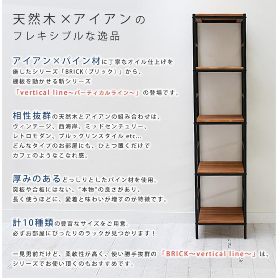 オープンシェルフ 幅400×奥行400×高さ1750mm 5段 ラック オープン