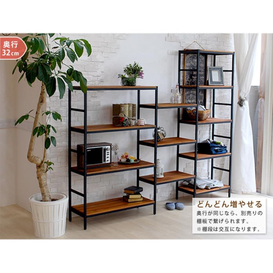オープンシェルフ 幅400×奥行400×高さ1750mm 5段 ラック オープン