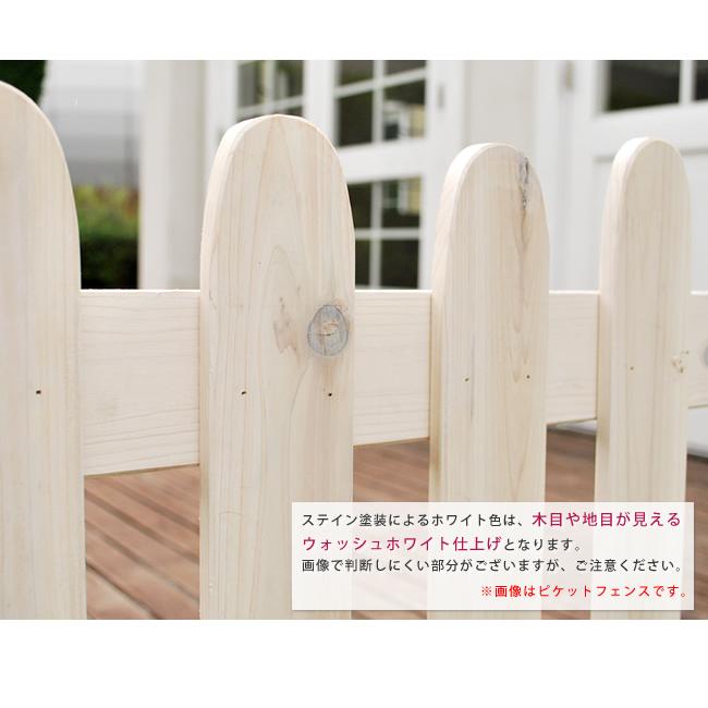 フェンス 土中8連結セット スプレッド ボーダーフェンス ガーデンフェンス 木製フェンス ウッドフェンス 柵 屋外用 土中用 庭 ガーデン 天然木 SFBF1000-8UBの画像