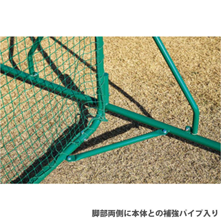 法人限定 防球ネット トーエイライト 幅405×高さ256cm キャスター付き ベースボールネット 防球フェンス 野球 バッティング練習 グラウンド 日本製 B4191_2