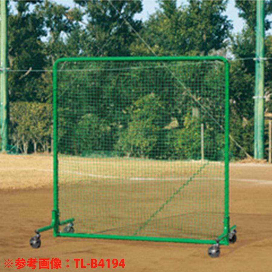 法人限定  防球ネット トーエイライト 幅200×高さ204cm キャスター付き ベースボールネット 防球フェンス 野球 バッティング練習 グラウンド 日本製 B4196の画像
