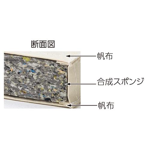 法人限定 体操マット トーエイライト 抗菌 防臭 9号帆布 幅120×長さ300×厚さ5cm 合成スポンジマット 体育マット 体育用品 体育館 SGマーク付 日本製 T1715_1