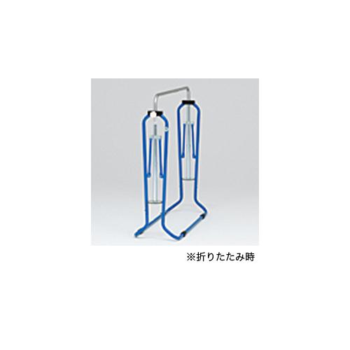 鉄棒 高さ130cm トーエイライト 体育器具 運動用品 スポーツ用品 子供用 高さ調節 折りたたみ スチール 練習 体育館 運動場 校庭 スポーツ施設 T2314 T-2314の画像