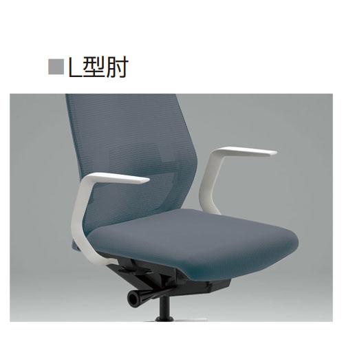 組立設置無料  内田洋行 セレッツァ オフィスチェア ホワイトフレーム ホワイト脚 L型肘 ランバーサポートなし ワークチェア 事務椅子 SA-310M-WS 5-356-213の画像