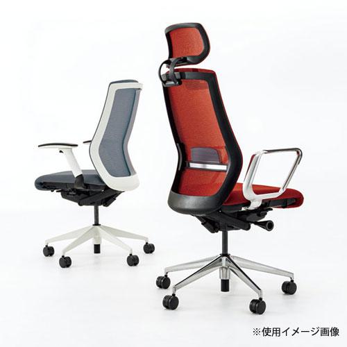 組立設置無料 内田洋行 セレッツァ オフィスチェア ブラックフレーム ブラック脚 リング肘 ランバーサポート付 ワークチェア 椅子 SA-330ML-BS 5-356-330_1
