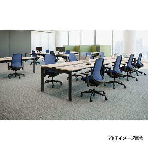 組立設置無料  内田洋行 ニンバス オフィスチェア ブラックフレーム ハイバック 肘なし ウレタンキャスター ワークチェア 椅子 国産 NA-300BBAL-PU 5-373-202の画像