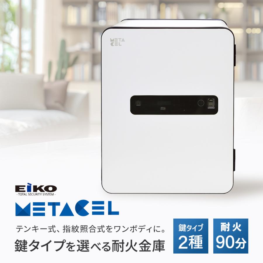 エーコー（EIKO） 搬入設置 耐火金庫 テンキー式 指紋照合式 41L 金庫