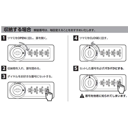 エーコー（EIKO） 送料無料 ロッカー 金庫 貴重品ロッカー ダイヤル錠