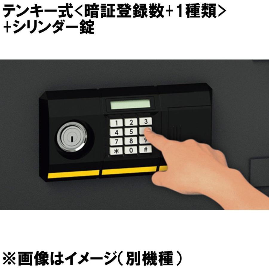 エーコー（EIKO） 搬入設置 スチール書庫 テンキー式 81L 保管庫 収納