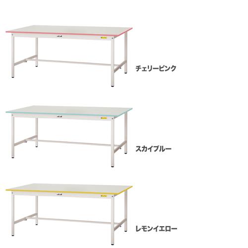 法人送料無料  作業台 山金工業 ヤマテック 幅1800×奥行900×高さ740mm ワークテーブル 作業テーブル ワークデスク 作業机 色彩シリーズ CSUP-1890の画像