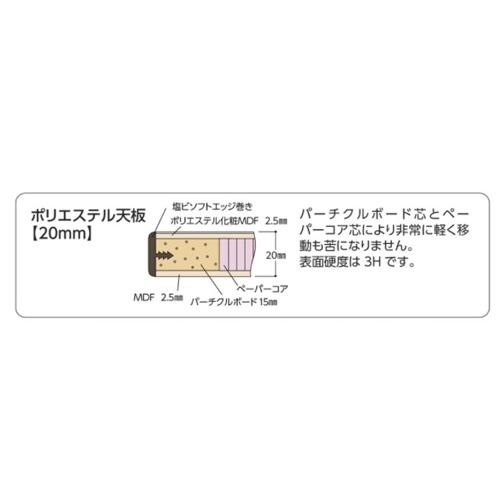 法人送料無料  作業台 山金工業 ヤマテック ポリエステル天板 折りたたみ式 幅1800×奥行750×高さ740mm 折りたたみテーブル ワークテーブル 作業机 STP-1875の画像