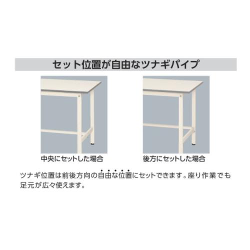  作業台 山金工業 ヤマテック 引き出し付き 幅900×奥行600×高さ740mm ワークテーブル 作業テーブル ワークデスク 作業机 SUP-960W-WW 【まとめる】