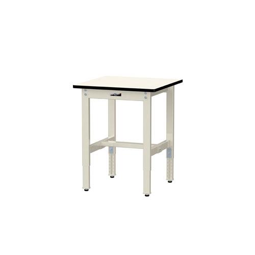 法人送料無料  作業台 山金工業 ヤマテック 幅600×奥行600×高さ600〜900mm ポリエステル天板 ワークテーブル 作業テーブル 作業場 工場 日本製 SWPA-660の画像
