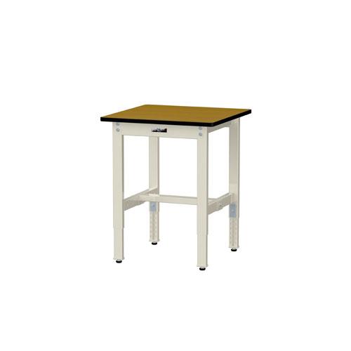 法人送料無料  作業台 山金工業 ヤマテック 幅600×奥行600×高さ600〜900mm ポリエステル天板 ワークテーブル 作業テーブル 作業場 工場 日本製 SWPA-660の画像