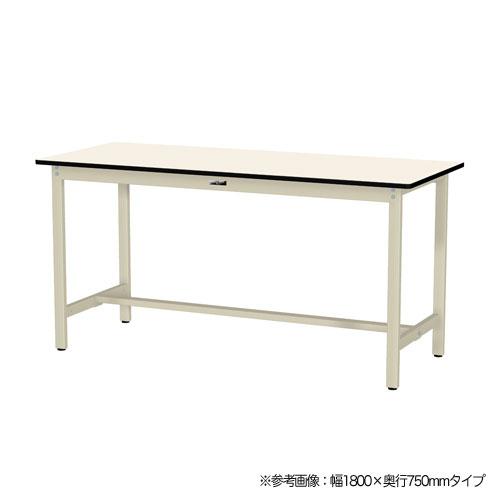 法人送料無料  作業台 山金工業 ヤマテック 幅1800×奥行600×高さ900mm ポリエステル天板 ワークテーブル 立ち作業テーブル 作業場 工場 日本製 SWPH-1860の画像