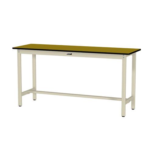 法人送料無料  作業台 山金工業 ヤマテック 幅1800×奥行600×高さ900mm ポリエステル天板 ワークテーブル 立ち作業テーブル 作業場 工場 日本製 SWPH-1860の画像