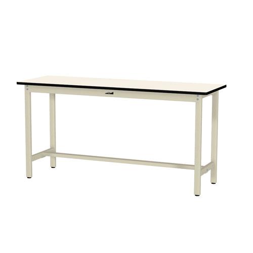 法人送料無料  作業台 山金工業 ヤマテック 幅1800×奥行600×高さ900mm 塩ビシート天板 ワークテーブル 立ち作業テーブル 机 作業場 工場 日本製 SWRH-1860の画像