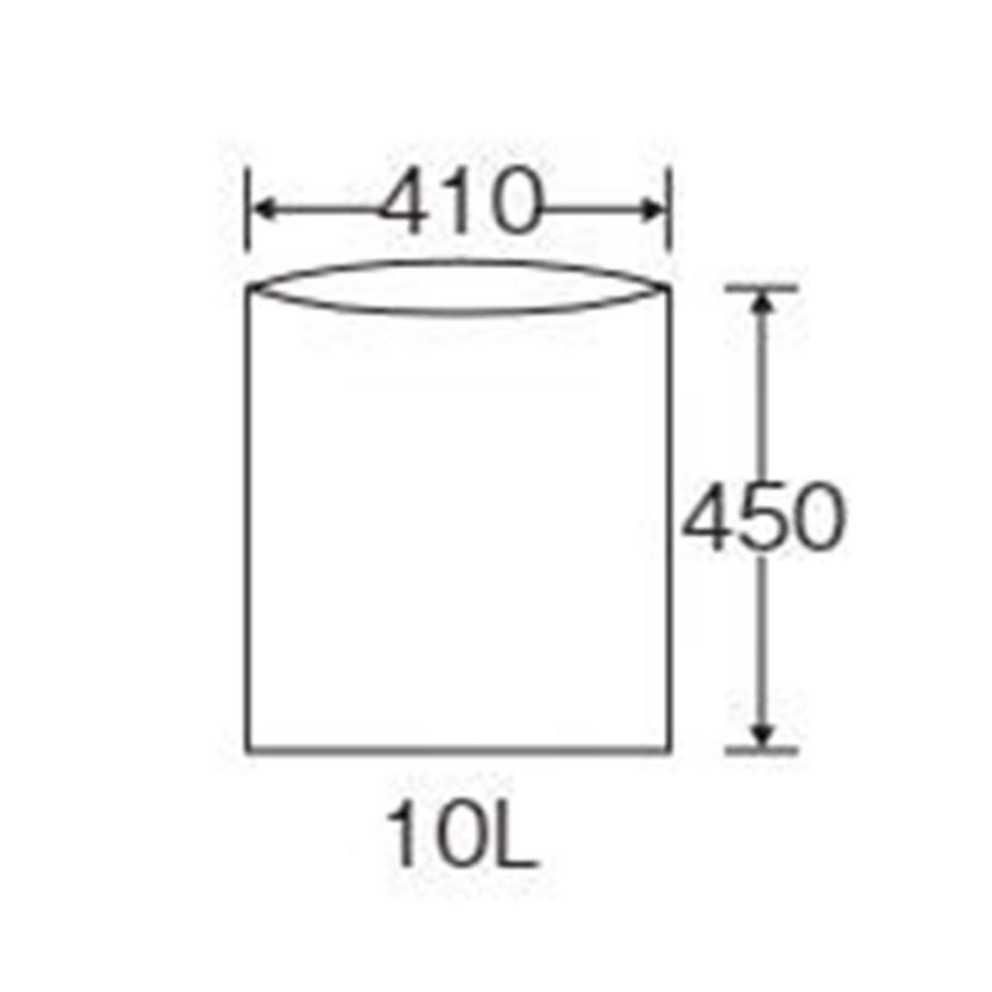 法人限定  ポリ袋 50袋セット 10L 30枚入り 山崎産業 ゴミ袋 ごみ袋 オプション ゴミ箱 ダストボックス ゴミボックス 業務用 日本製 DP-10-Sの画像