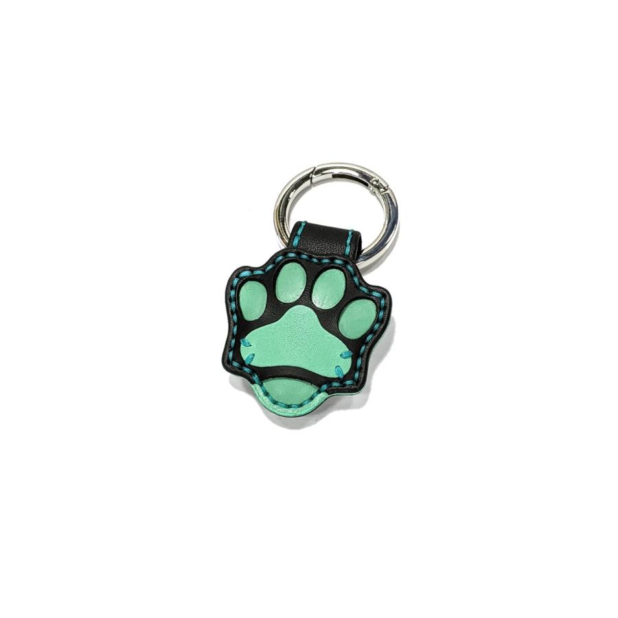 ティークリップ 肉球型 本革 手縫い  日本製 4本収納 強力マグネット内蔵 カラビナリング付 ポケット内の汚れやティーの紛失破損防止  グローブ収納 送料無料 | ブランド登録なし | 05