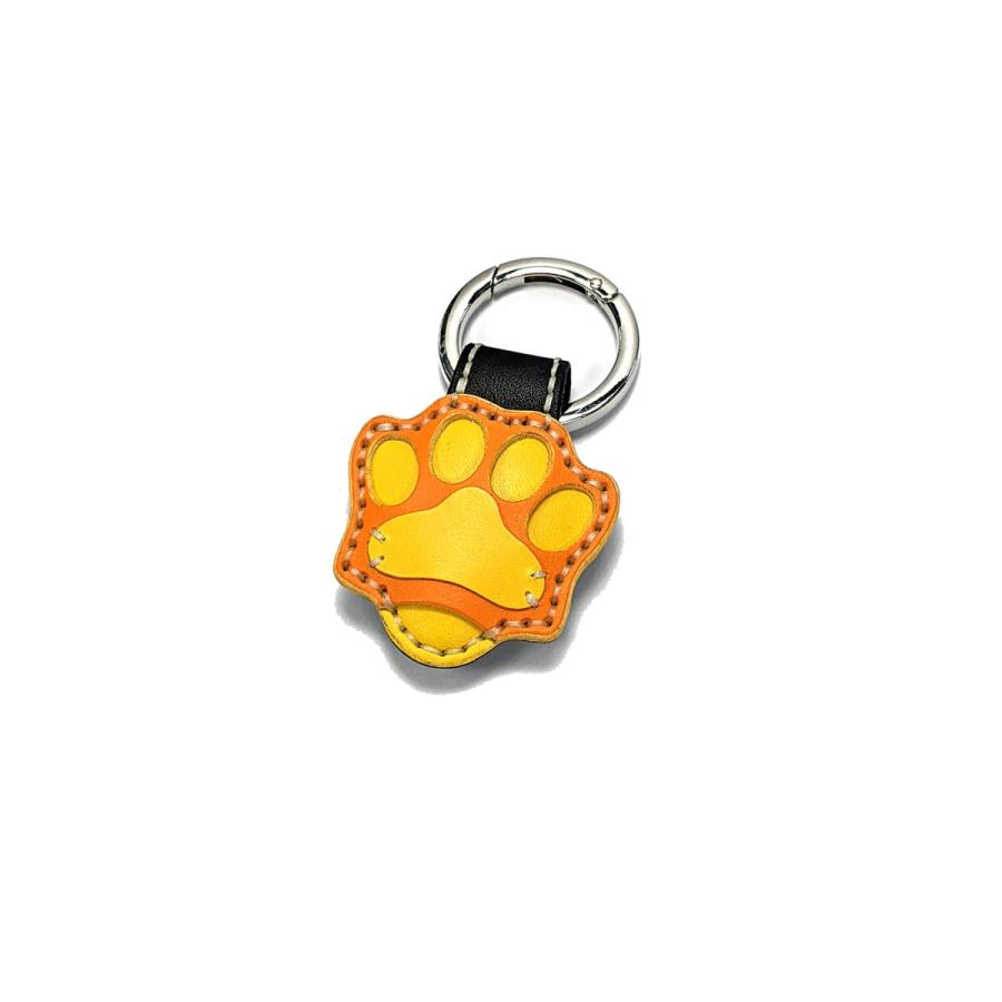 ティークリップ 肉球型 本革 手縫い  日本製 4本収納 強力マグネット内蔵 カラビナリング付 ポケット内の汚れやティーの紛失破損防止  グローブ収納 送料無料 | ブランド登録なし | 06