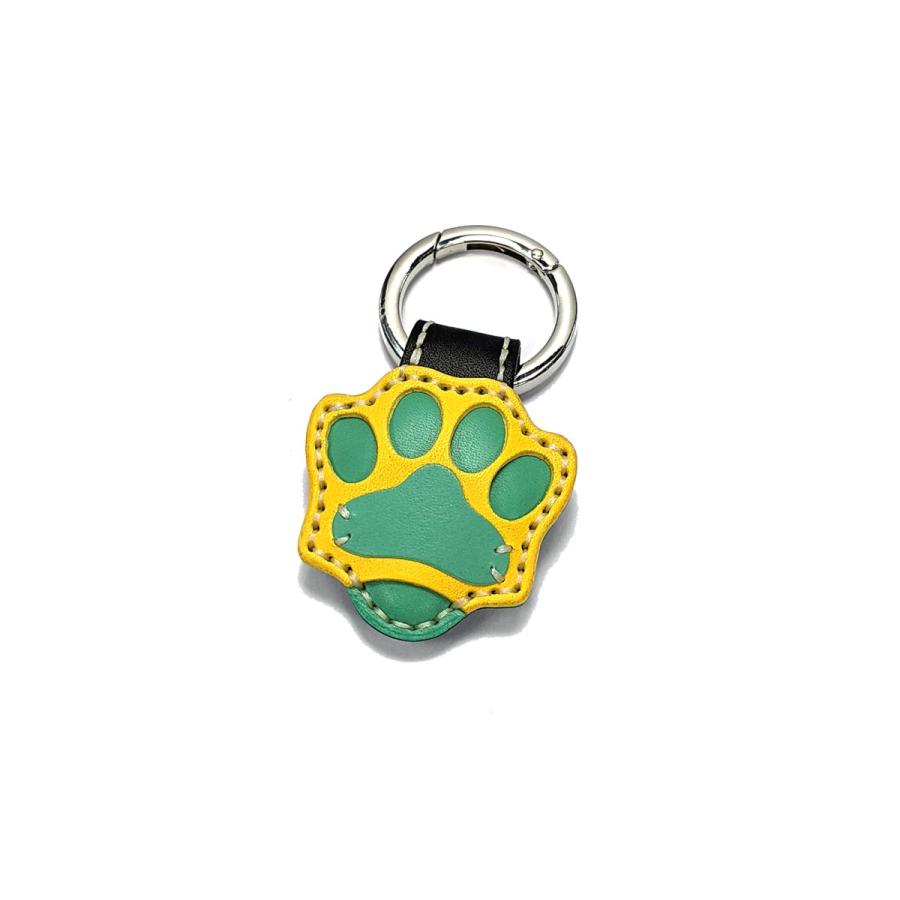 ティークリップ 肉球型 本革 手縫い  日本製 4本収納 強力マグネット内蔵 カラビナリング付 ポケット内の汚れやティーの紛失破損防止  グローブ収納 送料無料 | ブランド登録なし | 07