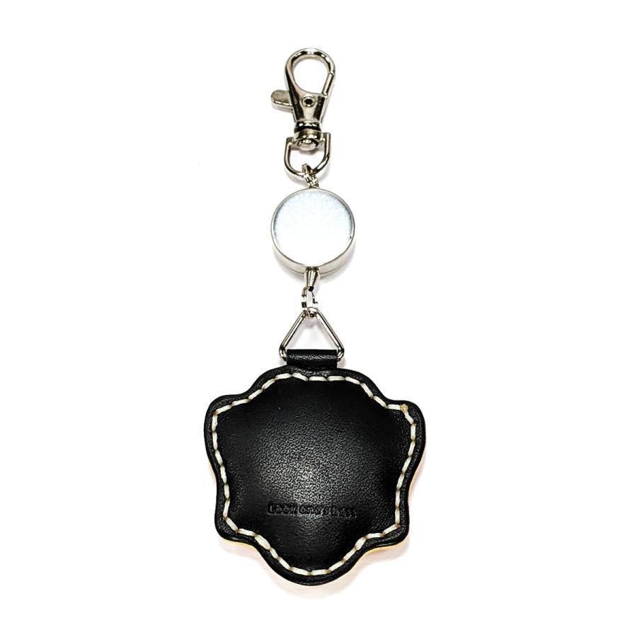 ティーホルダー 肉球型 本革 手縫い オリジナル 日本製 4本収納 リール付 ポケット内の汚れやティーの紛失破損防止  Dカンやベルトループに装着 送料無料 | ブランド登録なし | 08