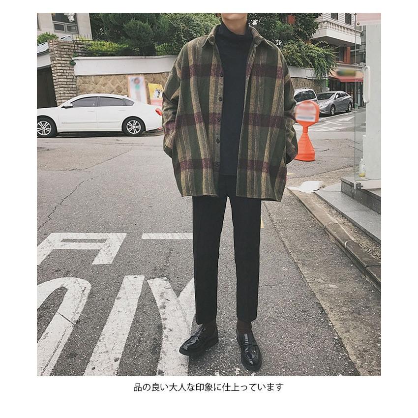 チェックシャツ メンズ 長袖シャツ ボタンシャツ カジュアルシャツ ライトアウター ゆるシャツ ロングシャツ メンズファッション 2カラー Lcjt2313 Hosyu 通販 Yahoo ショッピング