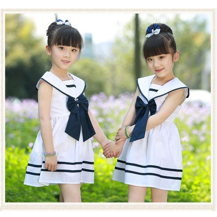 子どもドレス モノトーンセーラー ワンピース 子供セーラー服 子供ドレス リボンワンピース 半袖 Mck075 Hosyu 通販 Yahoo ショッピング