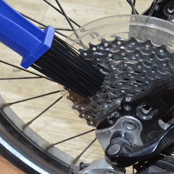 自転車 バイク チェーン ブラシ 三面ブラシ 3面ブラシ チェーンブラシ チェーンクリーナー 洗浄 メンテナンス 送料無料 0q