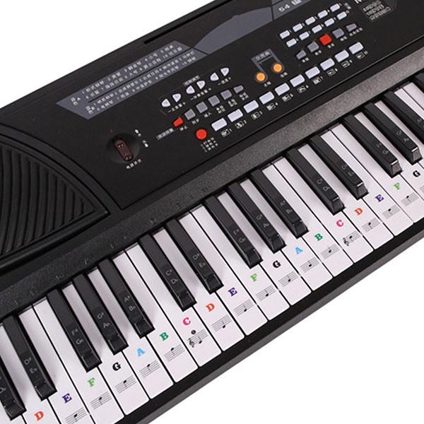 ピアノ 音符シール 剥がせる 初心者 ピアノ練習 キーボード ステッカー フィンガープラクティス ガイド 種類 61 キー 送料無料 0qt 1125h10a ロールショップ 通販 Yahoo ショッピング