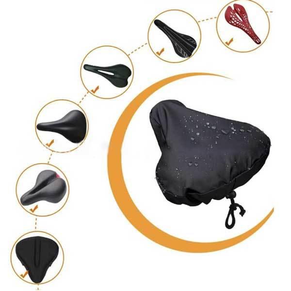 サドルカバー 防水 クッション おしゃれ 大型 電動自転車 子供用自転車