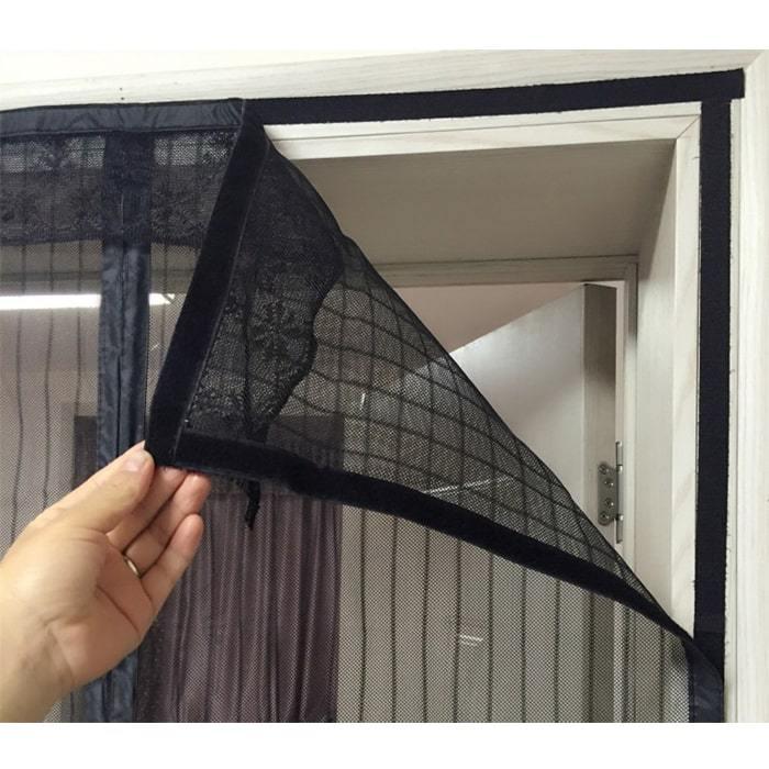 玄関網戸 後付け カーテン マグネット式 換気 虫対策 簡単 取付 1ch No Musiyoke ロールショップ 通販 Yahoo ショッピング