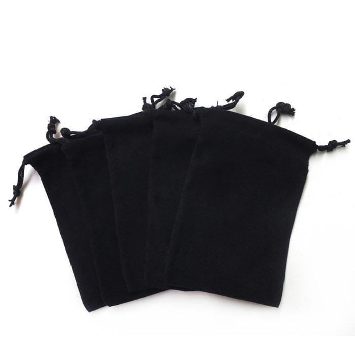 巾着袋 10枚セット ベロア調 アクセサリー ポーチ プレゼント