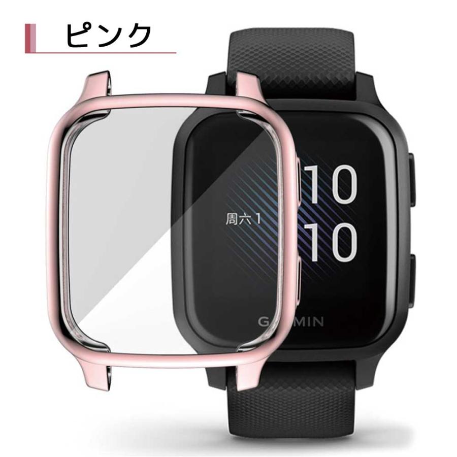 GARMIN Venu Sq ケース カバー メッキ ガーミン ヴェニュー エスキュー